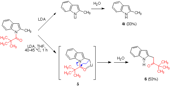 Pivaloylindoles